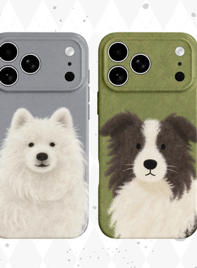 【萌狗驾到】治愈狗狗肖像适用iPhone16/15promax手机壳华为P70苹果13情侣OPPOreon14软vivoS15一加13红米K80