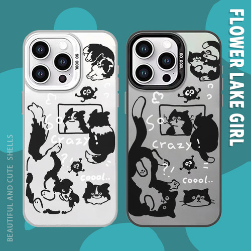 安卓iPhone彩银搞怪猫狗手机壳