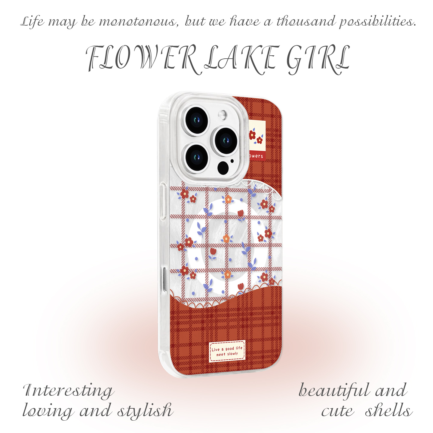 【被美到失语】星落百合手机壳