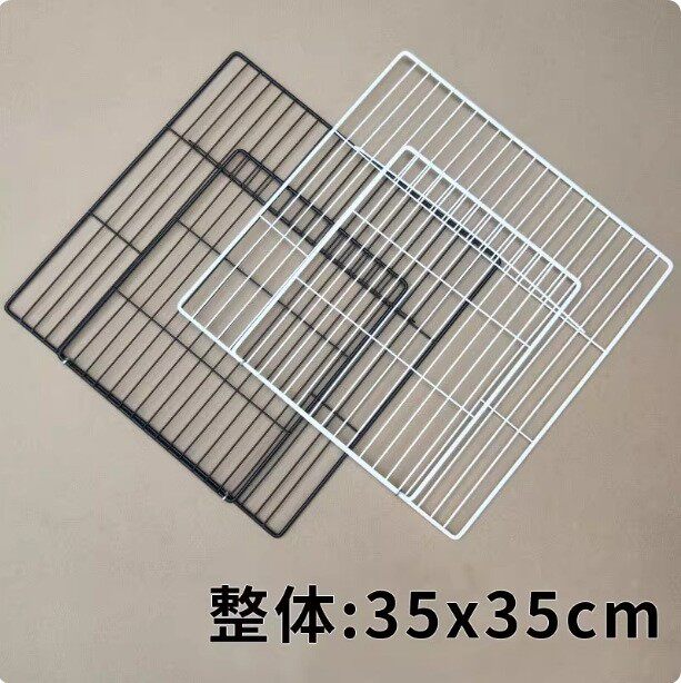 DIY猫笼门片狗笼加密门兔笼方格门宠物笼内翻门鸡笼围栏栅栏配件