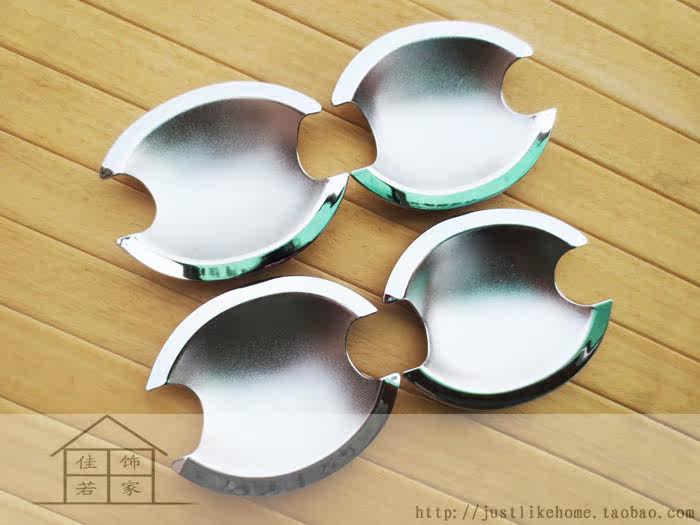 新天籁专用镀铬门碗装饰亮条贴