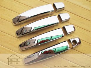 12-14款科帕奇专用镀铬门拉手门碗 汽车外门把手装饰贴防刮门碗贴