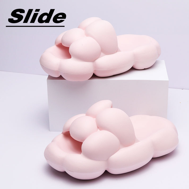 进口新款蛋蛋鞋大厚底踩屎感凉拖鞋女夏季防滑家居拖鞋家用室内凉