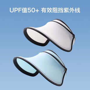 日系新品 空顶帽遮阳帽防晒帽遮脸大檐帽太阳帽子 防紫外线帽女夏季