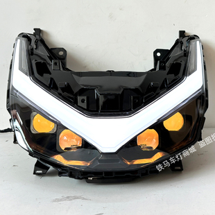 适用于本田25款 LED双光透镜矩阵模组激光大灯 PCX160大灯总成改装