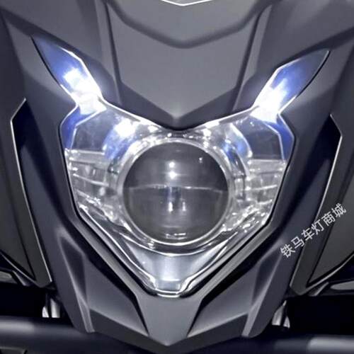 适用于本田cb500x/f前大灯总成改装LED双光透镜恶魔眼车灯升级