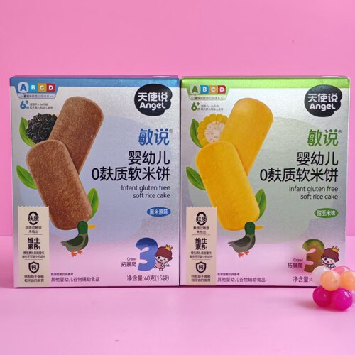 天使说敏说婴幼儿0麸质软米饼40g