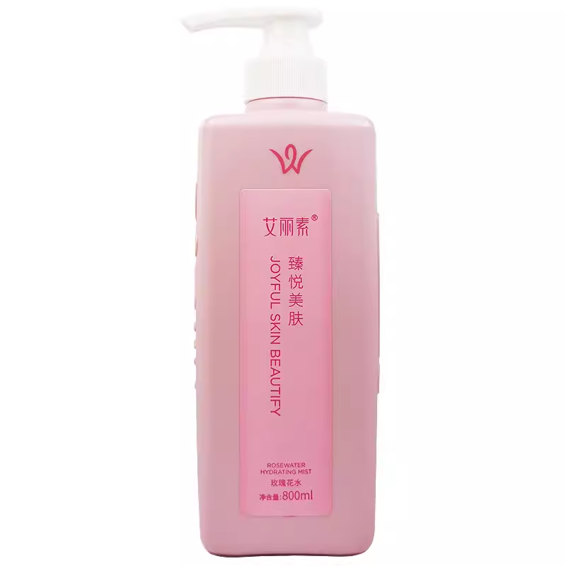 艾丽素玫瑰花水800ml大马士革玫瑰水美容院同款正品补水保湿柔肤