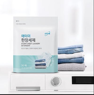 艾多美atom美韩国正品洗衣片清洗衣物 30片