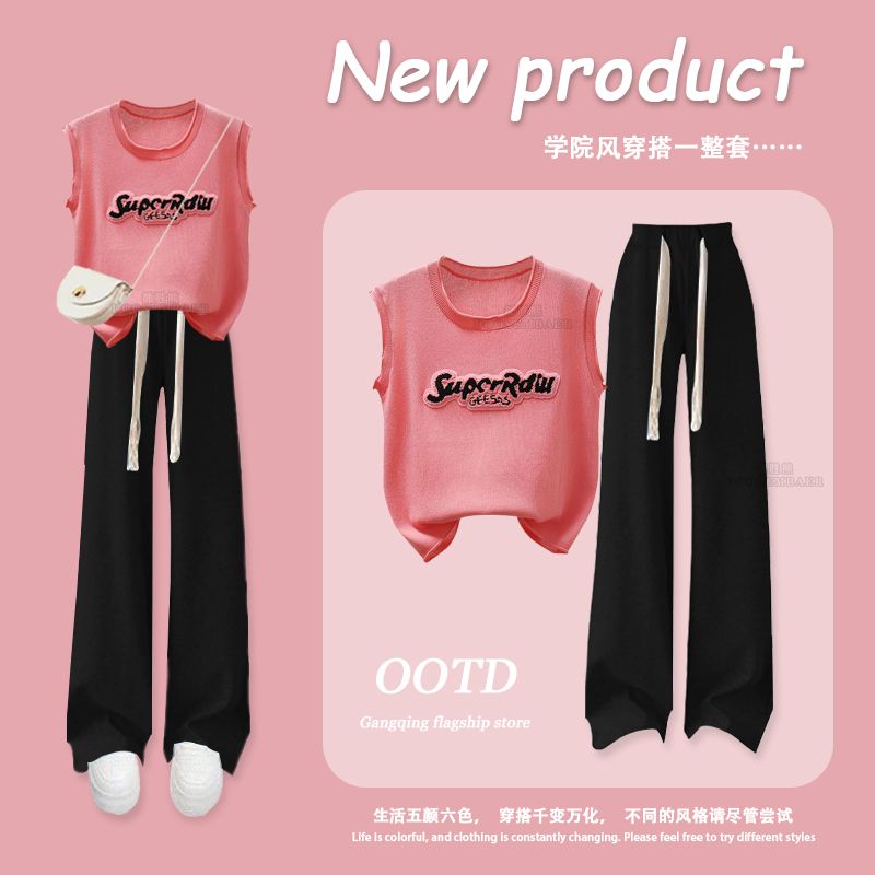 女童夏季休闲套装2025新款洋套装