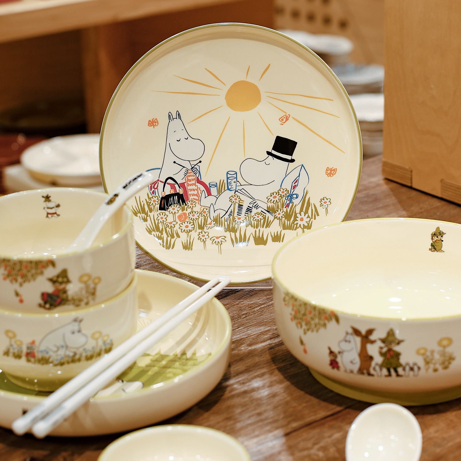 Moomin家用高颜值二人食陶瓷餐具