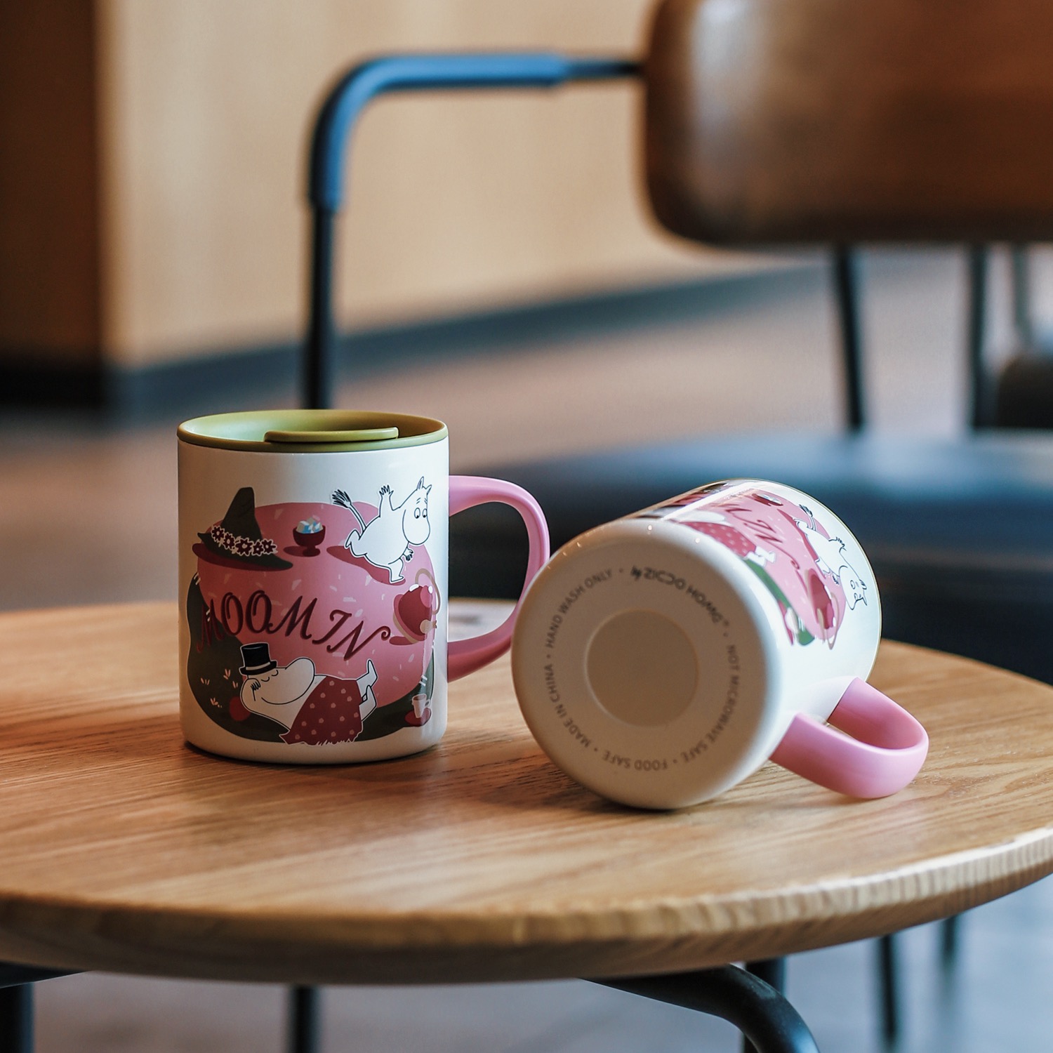 姆明316不锈钢双层保温马克杯