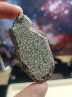 科普展示吉林陨石切片标本