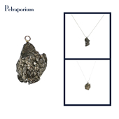 原创太空Campo铁陨石天然石吊坠 信使Q7 宇宙天铁星星原石项链