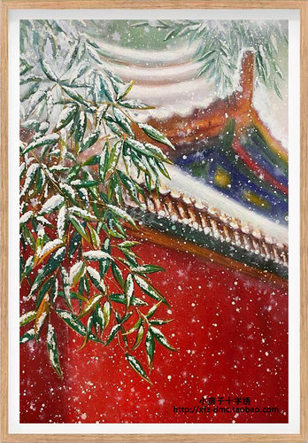 电子图纸客厅十字绣DMC中国风