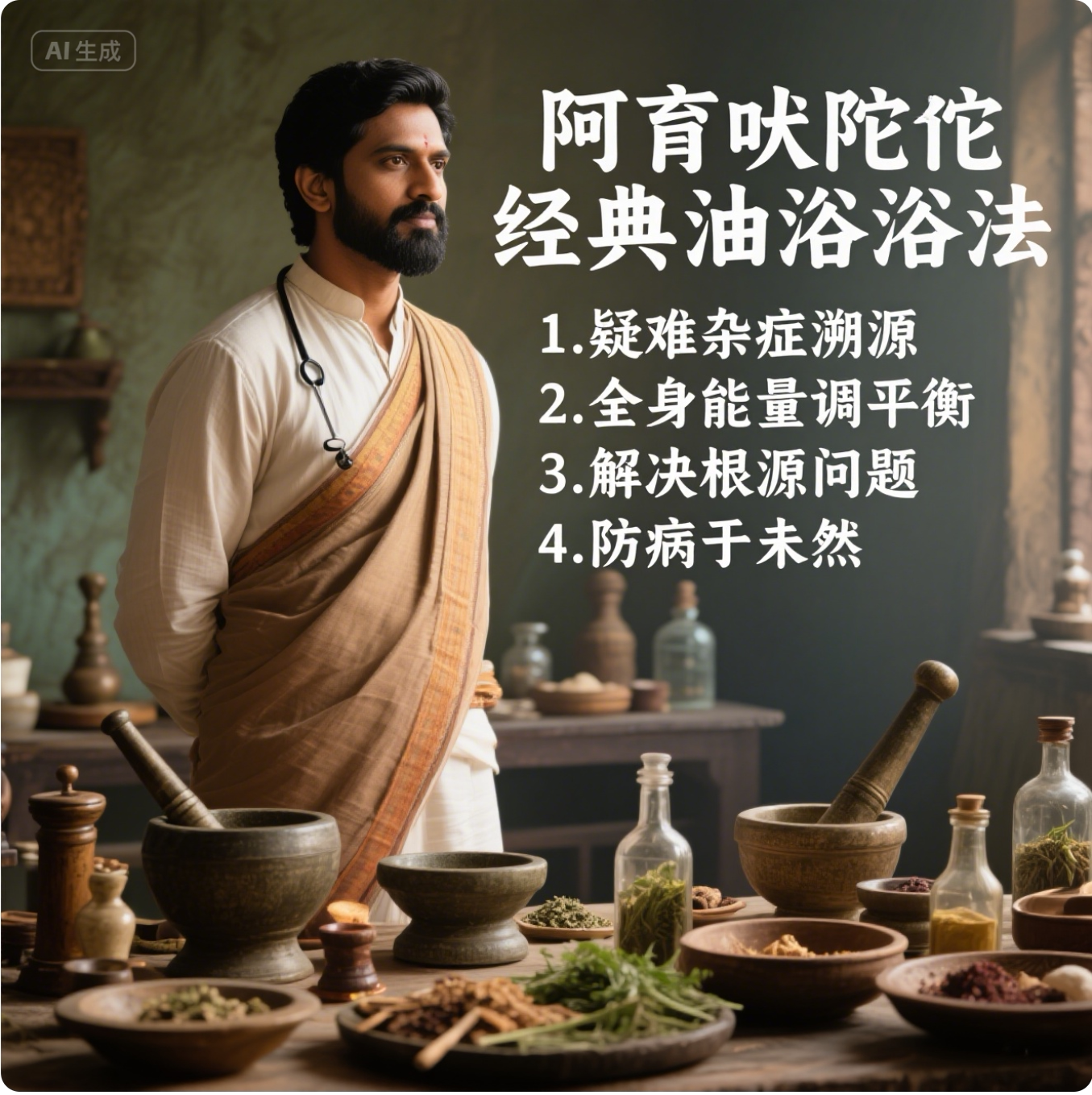 多种阿育吠陀草本按摩油皮肤护理关节扭伤缓解疼痛鼻炎皮炎牙齿眼