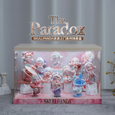 SKULLPANDA进退之门sp盲盒展示盒