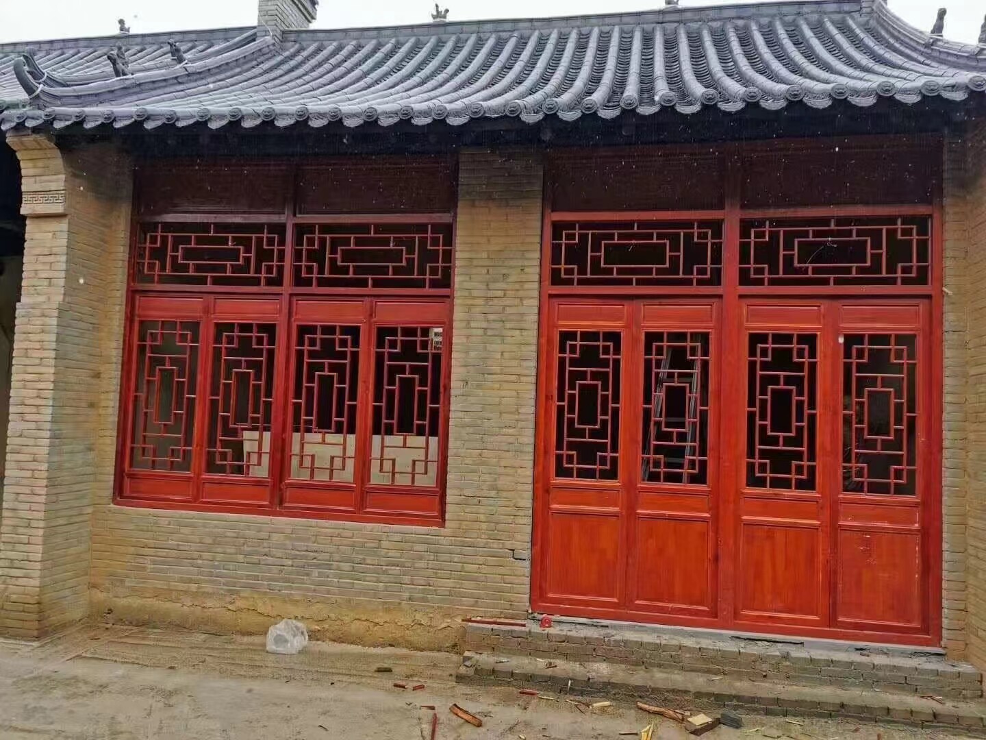 中式拉门,推拉门(第7页)_大山谷图库