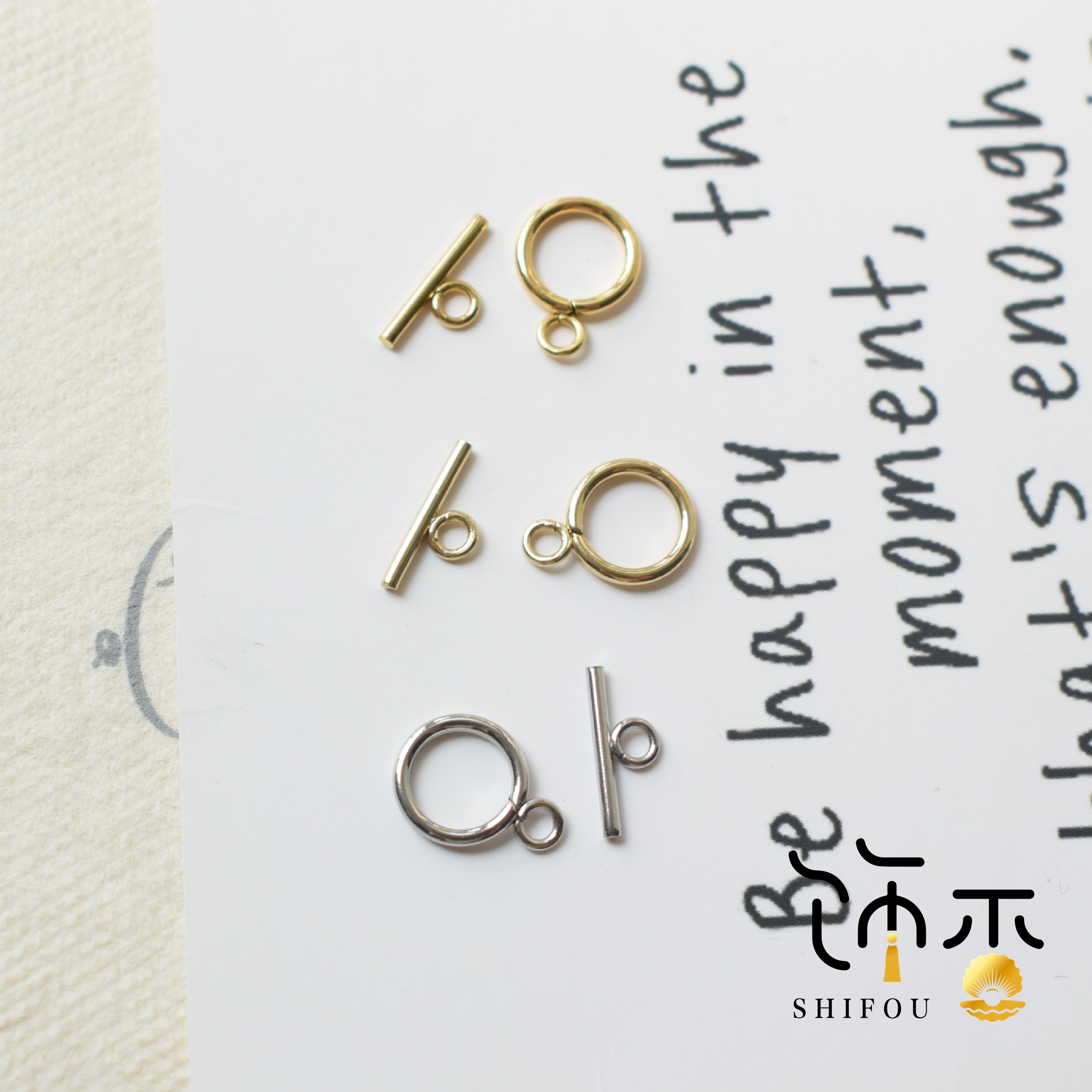 钛钢炉内镀14k金 OT扣 美包同尺寸扣头 镀18k金手链项链diy饰品配,饰品/流行首饰/时尚饰品新,扣,淘宝优惠券,粉丝福利购,淘宝优惠卷