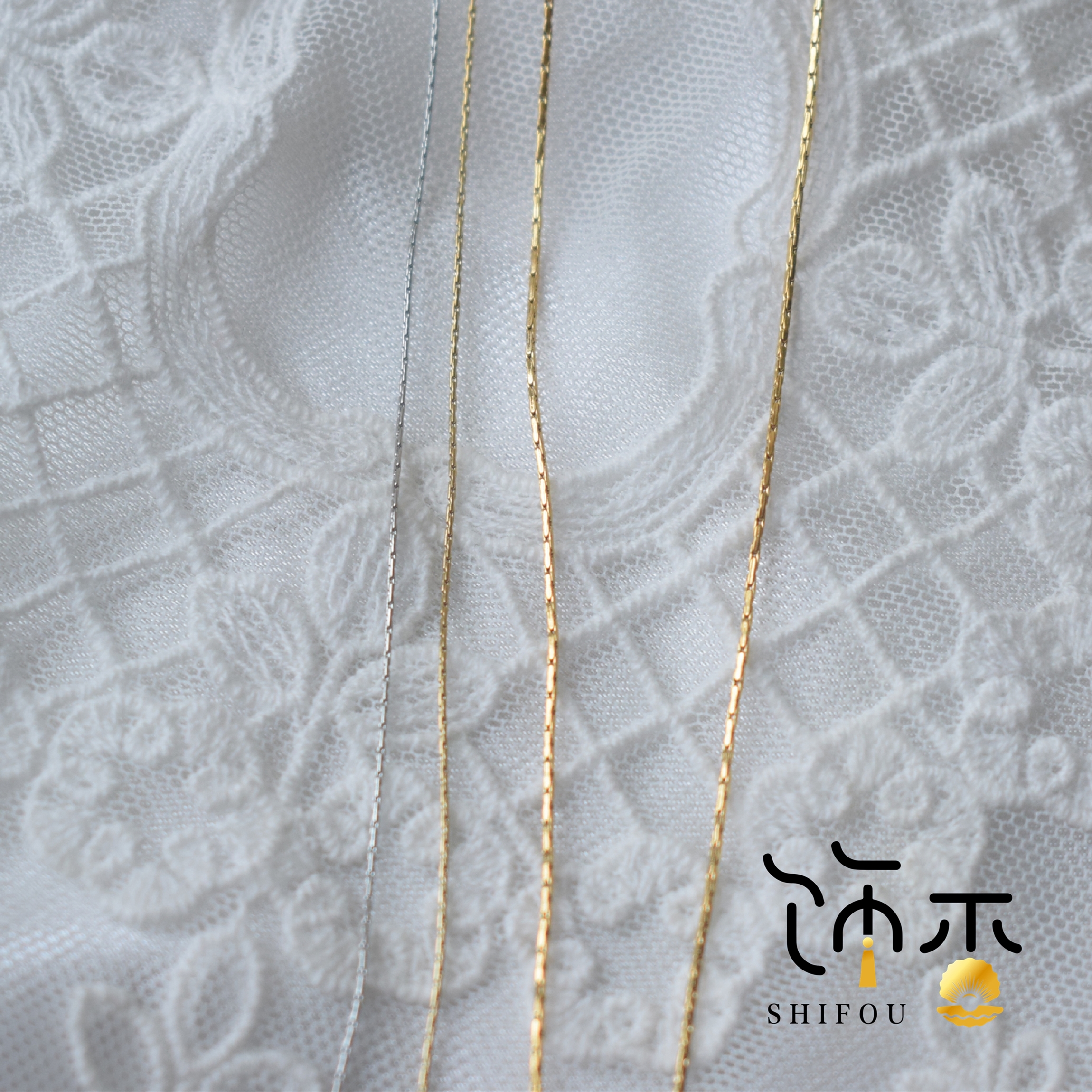 饰否项链锁骨链钛钢炉内金