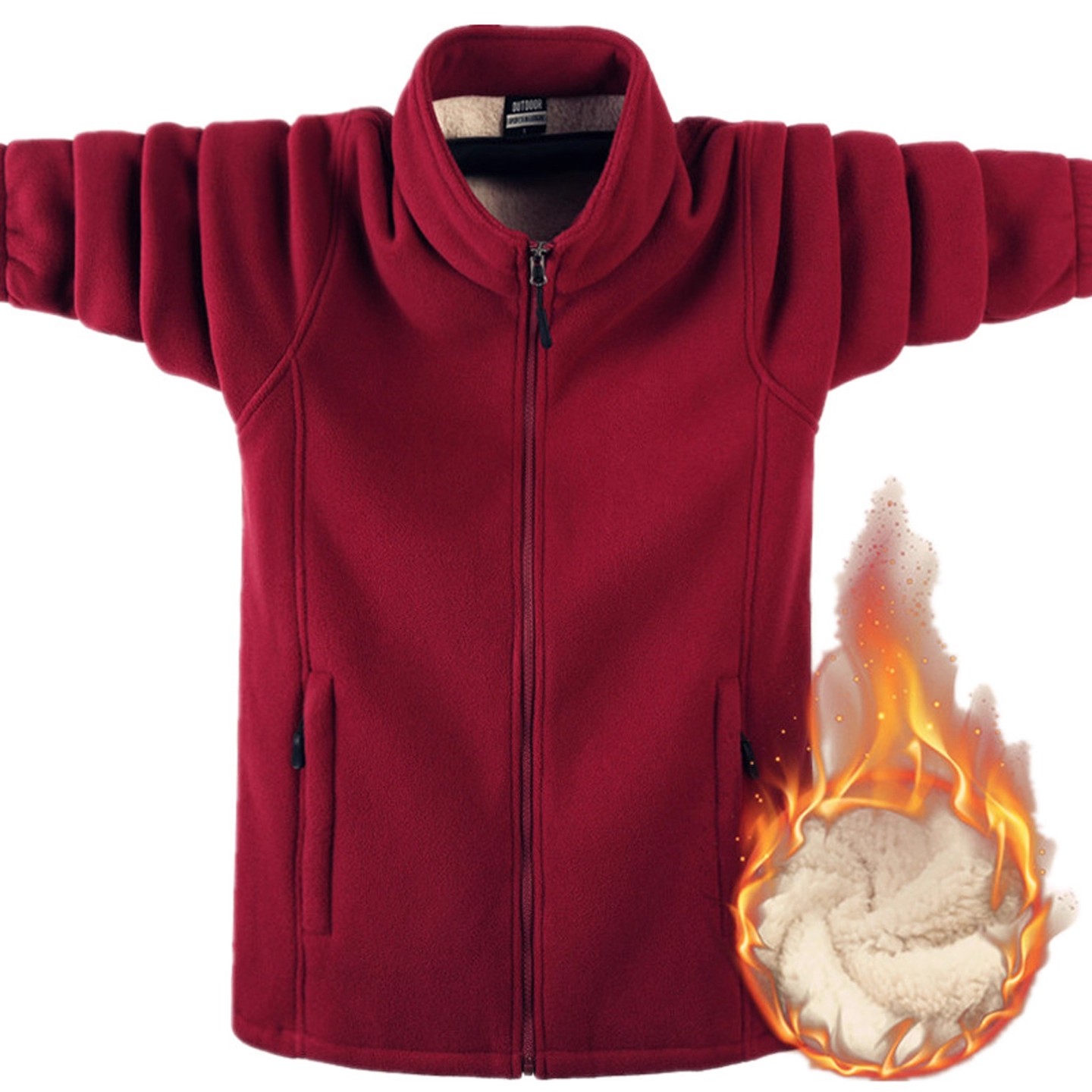 胖子宽松冬季男士加肥加大码夹克