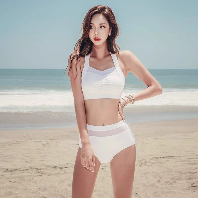 比基尼分体泳衣女性感纯欲两件套