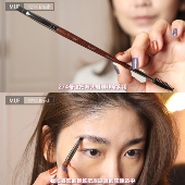 MUF274 精致眉毛刷 双头斜角螺旋眉刷化妆刷