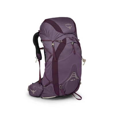 现货Osprey小鹰 Eja 38/48升女士香芋紫尼龙轻量化背包新款58升