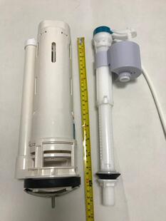 abl连体蓝白色坐便器马桶水箱配件 21 26 30高款进水阀排水阀套装