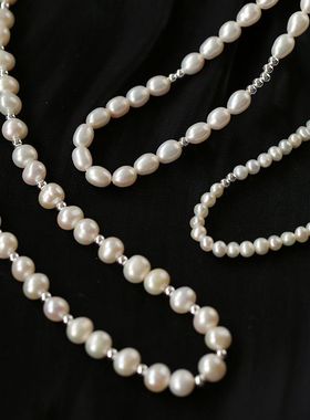 小众高级感气质天然珍珠项链女