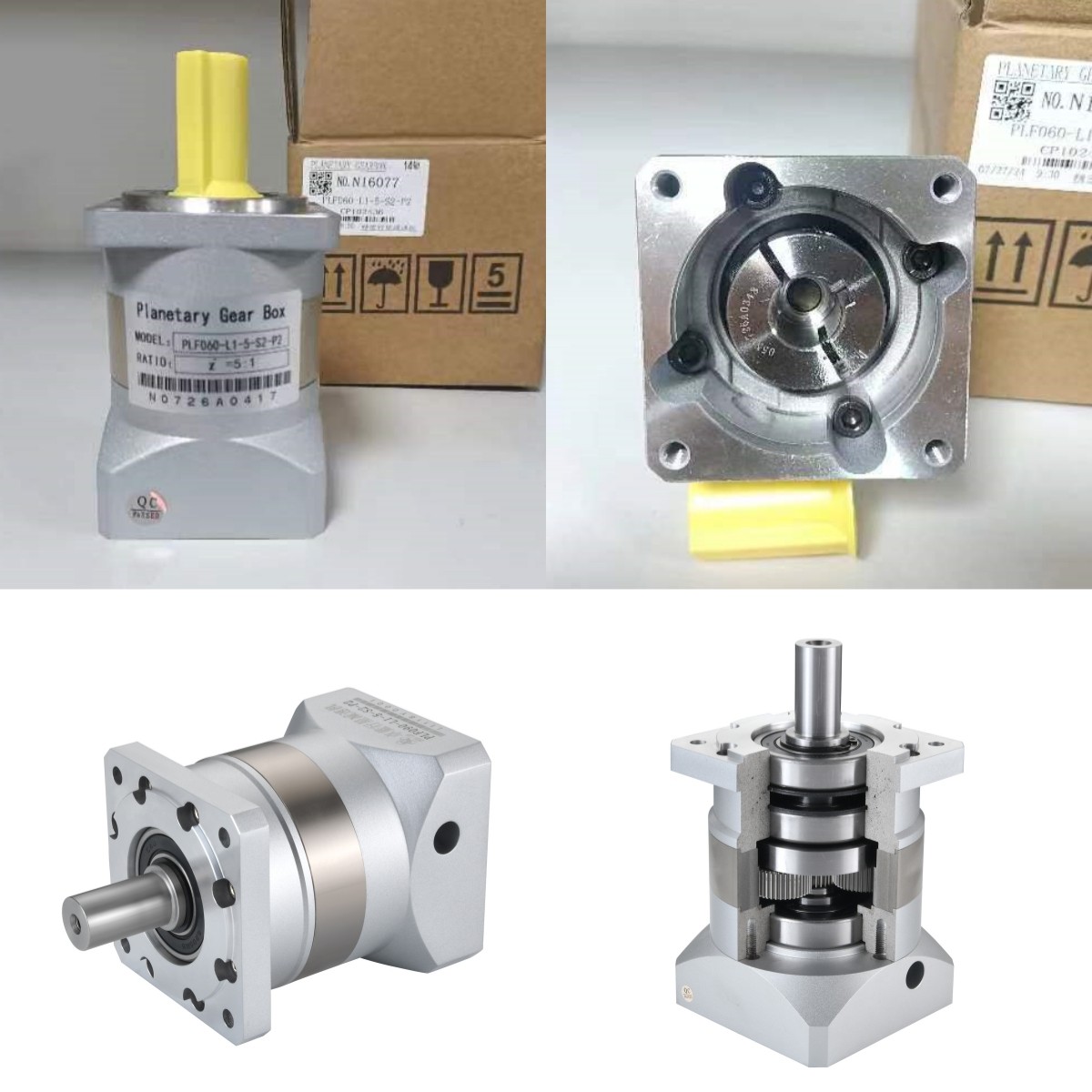 卓蓝行星减速机60 80高精密90 120直齿PLF 160步进伺服电机可定制