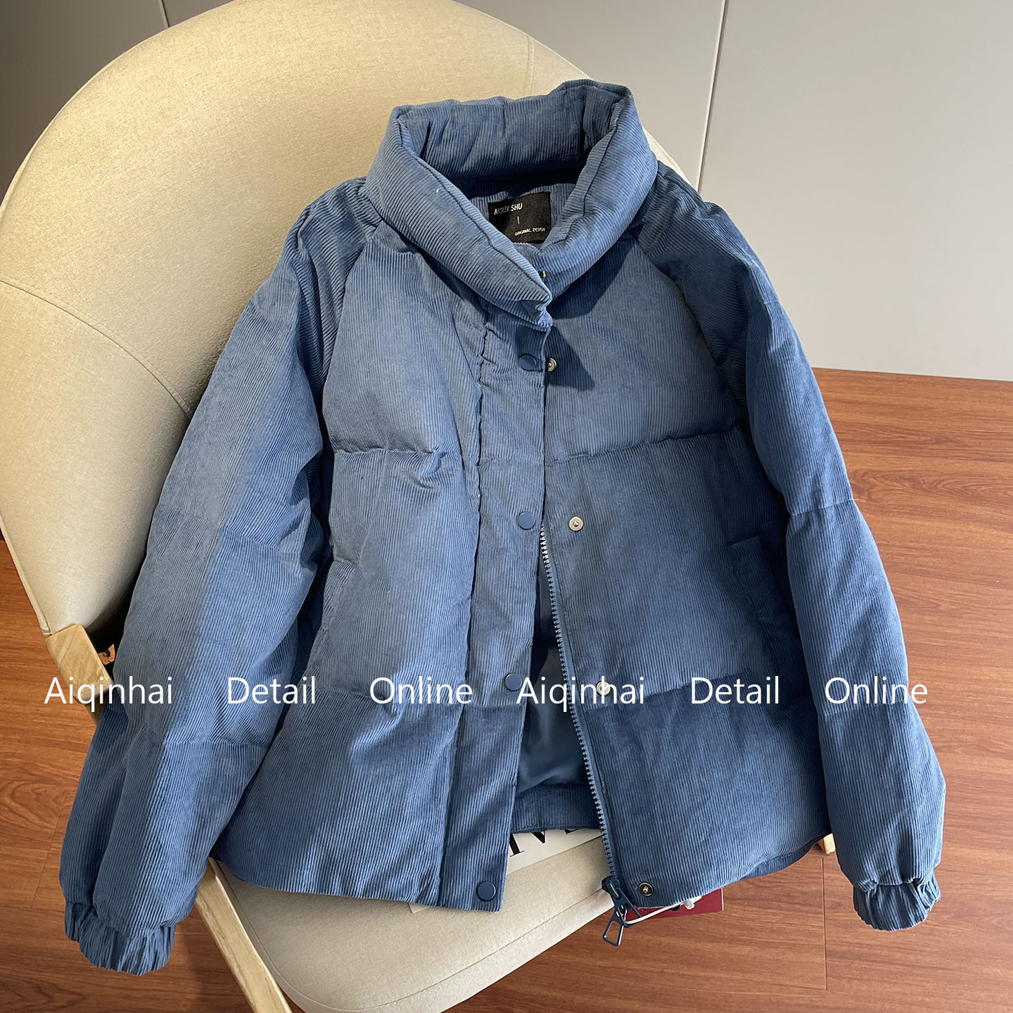 韩系灯芯绒羽绒服女2025冬季新款今年流行爆款小个子加厚短款外套