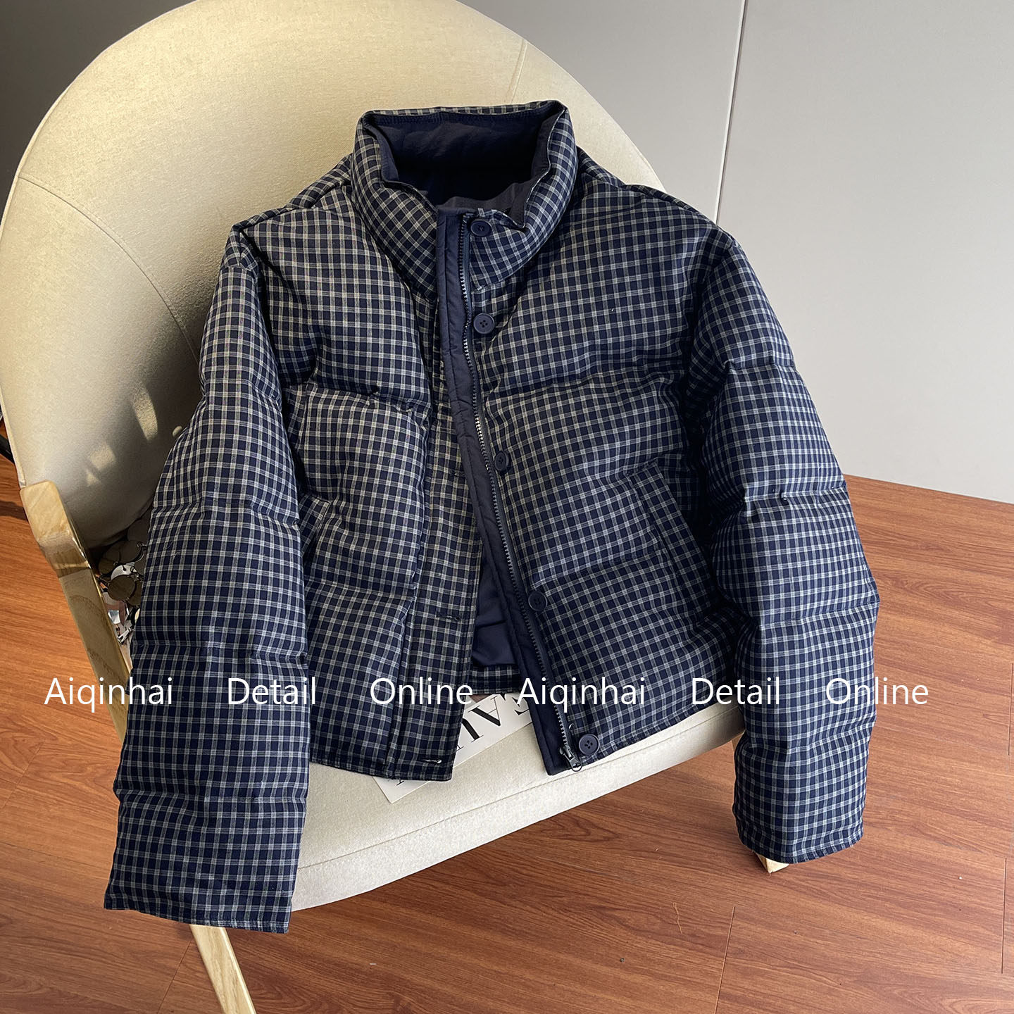 韩系小香风格纹羽绒服女冬季新款洋气手套保暖立领90白鸭绒短外套,女装/女士精品,羽绒服,淘宝优惠券,粉丝福利购,淘宝优惠卷