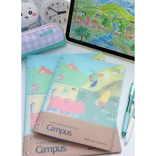 kokuyo越南国誉tooshy系列Campus不铬四孔活页本考研文具专用