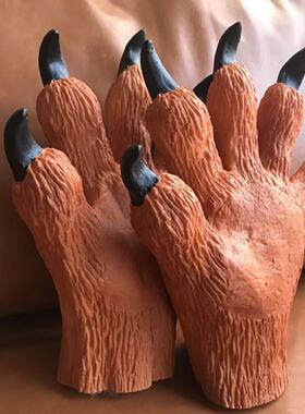 金典《数码宝贝》系列角色同款恐怖兽爪乳胶道具派对聚会装扮周边