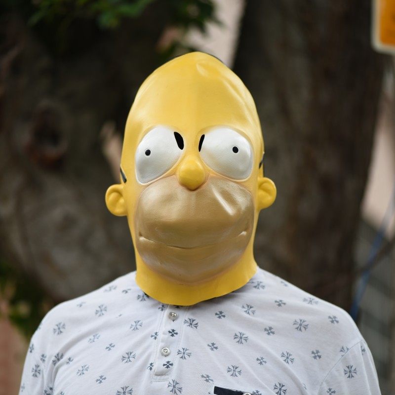 辛普森万圣节乳胶面具