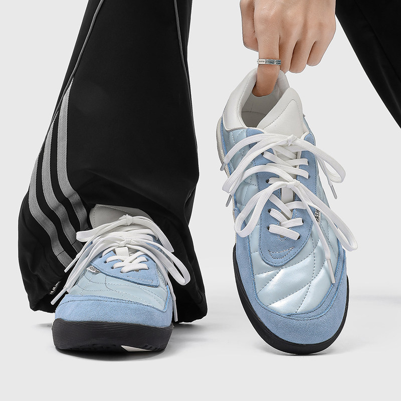 德训鞋男真皮厚底增高拳击训练鞋徒步登山鞋潮牌青少年通勤阿甘鞋,流行男鞋,德训鞋,淘宝优惠券,粉丝福利购,淘宝优惠卷