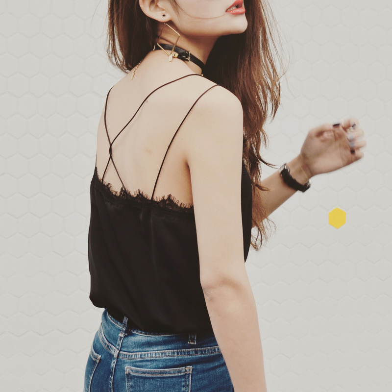 ÀÙË¿µõ´ø±³ÐÄÅ®Ïļ¾Íâ´©ÄÚ´î´òµ×ÉÀ¶Ì¿îÑ©·Ä¿íËɺÚÉ«ÕæË¿ÐÔ¸ÐÉÏÒÂ
