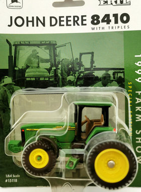1/64 全新ERTL约翰迪尔 8410 JOHN DEERE农机合金拖拉机模型收藏