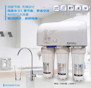 台湾总馨RO膜反渗透净水器400G纯水机家用厨房直饮水机除水碱水垢