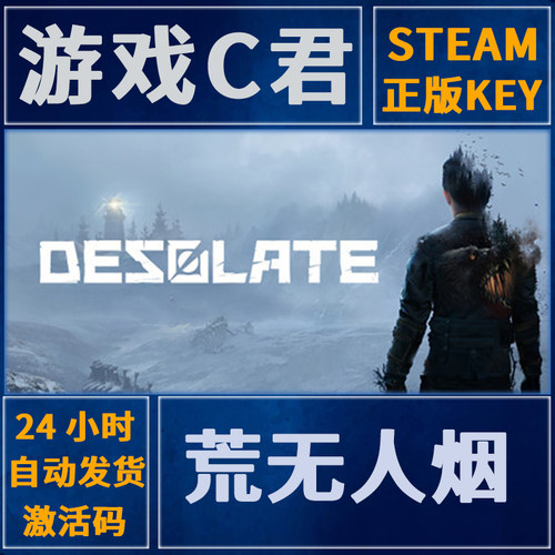 PC正版 Steam游戏 荒无人烟 DESOLATE 激活码 国区 中文 全球Key