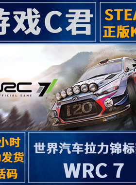 PC正版 Steam游戏 汽车拉力锦标赛7 WRC 7 激活码 国区 全球key