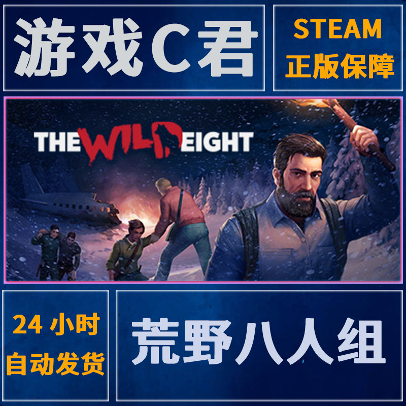 steam正版游戏 荒野八人组 the wild eight 激活码 国区 全球key