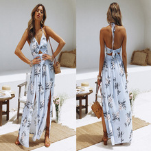 women casual dress summer ladies long dresses holiday beach