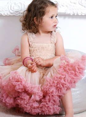 infant baby tutu dress costume kids girls princess dresses