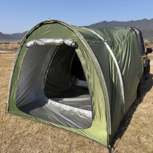 带隔间车尾帐篷,露营地休息连车帐篷户外SUV帐篷收纳小可放进背包