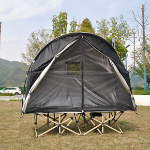 国家专利带网纱单兵帐篷离地帐篷行军床帐篷轻量化野炊帐篷不含床