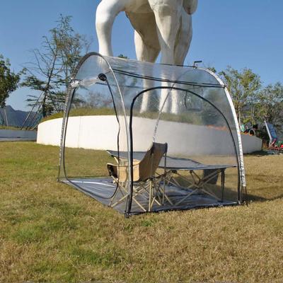 透明简易阳光房可移动式星空泡泡帐篷冬季晒背防风不含内部行军床