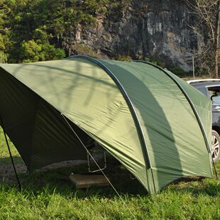 车尾链接天幕车边天幕防水防晒地壳帐篷天幕帐篷大型多人露营天幕