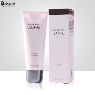 玫琳凯亮采洗黑珍珠亮采洁面霜100克微泡沫洗面奶28年新品